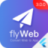 FlyWeb for Web to App Convertor Flutter and Admin Panel