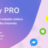 Chaty Pro – Floating Chat Widget, Contact Icons, Messages, Telegram, Email, SMS, Call Button