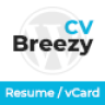 BreezyCV CV/Resume WordPress Theme