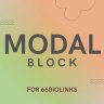 Modal Block for 66biolinks Plugin
