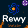 Rewy - Gatsby React IT Startup & Technology Template