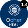 Ocher - Bitcoin, Ethereum & Cryptocurrency HTML Landing Page Template