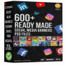 600+ Ready Made Social Media Banner Templates