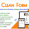 Clean Form - PHP Working Contact Quote Booking JobApply Reservation Multi-purpose Form