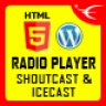 Radio Player Shoutcast & Icecast WordPress Plugin