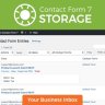 Storage for Contact Form CF7