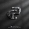 Reflecting Metallic 3D Logo Mockup - PSD