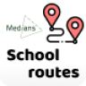 Medians School Route APP Full Solution with Backend