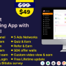Cash Rocket Flutter Online Earning App with Admin Panel App Source