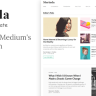 Merinda - HTML Personal Blog Template inspired by Medium