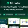 Bitrader - Crypto, Stock and Forex Trading Business HTML Template