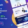 SassTech – SaaS Software & IT Solution Multipurpose HTML Template With RTL