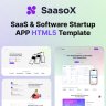 SaasoX - SaaS & Software App Landing HTML5 Template
