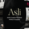 Asli – AJAX Portfolio HTML5 Template