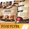 Restaurant Menu Flyer Templates Vintage Texture