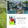 Adelux - Padel Club & Community HTML Bootstrap Template