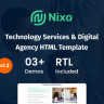 Nixo - IT Services Startup Agency Bootstrap 5 Template
