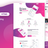 Bingle - Mobile App Landing Page HTML Theme