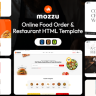 Mozzu – Online Food Ordering & Restaurant HTML Template