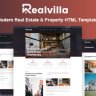 Realvilla - Modern Real Estate & Property HTML Templates