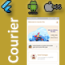 Courier Delivery Flutter 3 App Template | 2 Apps | User App + Delivery App | CourierPro