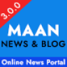 Maan News - Laravel Magazine Blog & News PHP Script