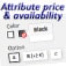 Attribute Price and Availability Display