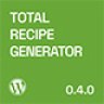 Total Recipe Generator - WordPress Recipe Maker with Schema and Nutrition Facts (Gutenberg Block)