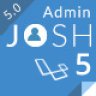Josh - Laravel Admin Template + Front End + CRUD