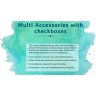 Multi Accessories with Checkboxes