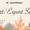 JMP Import Export