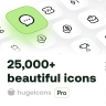 Hugeicons Pro | 25,000+ Icons