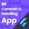 Car Wash Booking System with mobile apps android | Ios | Flutter