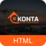 Konta - Construction & Real Estate Company HTML Template