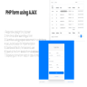 PHP Form Management Using AJAX
