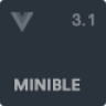 Minible - Vue & Vue Nuxt Admin Dashboard Template