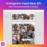 Instagram–Feed New API with Photos Reels Slider–Gallery