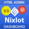 Nixlot – Bootstrap Admin & Dashboard HTML Template