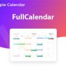 Simple Calendar - FullCalendar Addon - WordPress Compatible