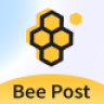 BeePost - AI Social Media Management & Content Creation SaaS with Subscription System