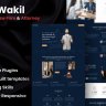 Wakil - Attorney Law Firm & Legal Services Elementor Template Kit