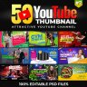 50-Youtube Thumbnail Templates