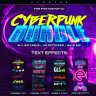 Cyberpunk Photoshop Effects Bundle