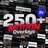 Animated Motion Overlays Pack For Premiere Pro: Glitch, Old Film, VHS , TV, Bad Signal & More