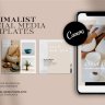 Minimalist Social Media Pack | CANVA