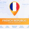 France Map - French Republic Travel Map