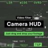 Aerial Camera / Drone Target HUD Video Effect Template