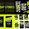 Stories Black Friday Instagram NEON - 32005657